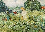 Vincent Van Gogh Marguerite Gachet in the Garden painting